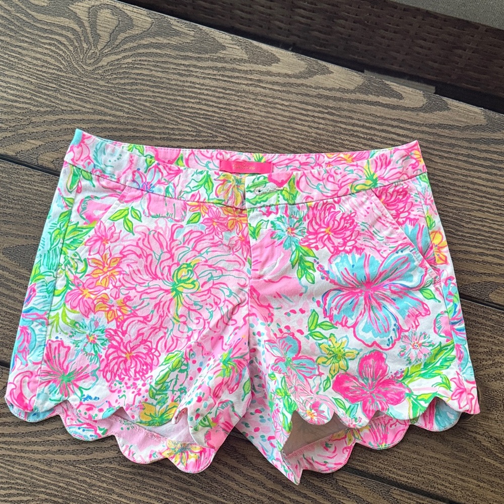 Lilly Pulitzer Vibrant Floral Shorts